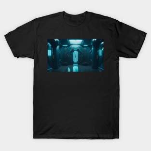 Spaceship futuristic interior T-Shirt